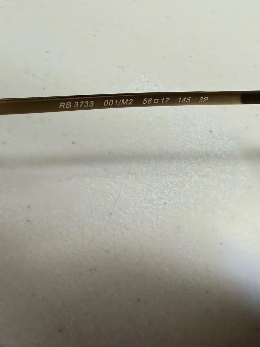 Ray-Ban Gold Frame with Brown Lenses Men's Sunglasses